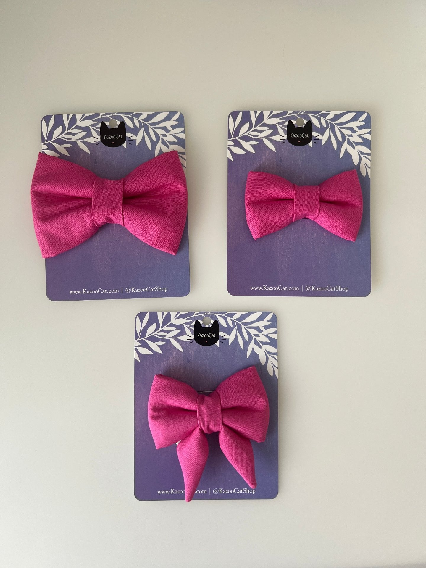 Solid Colored Bows - Handmade with Elastic Straps