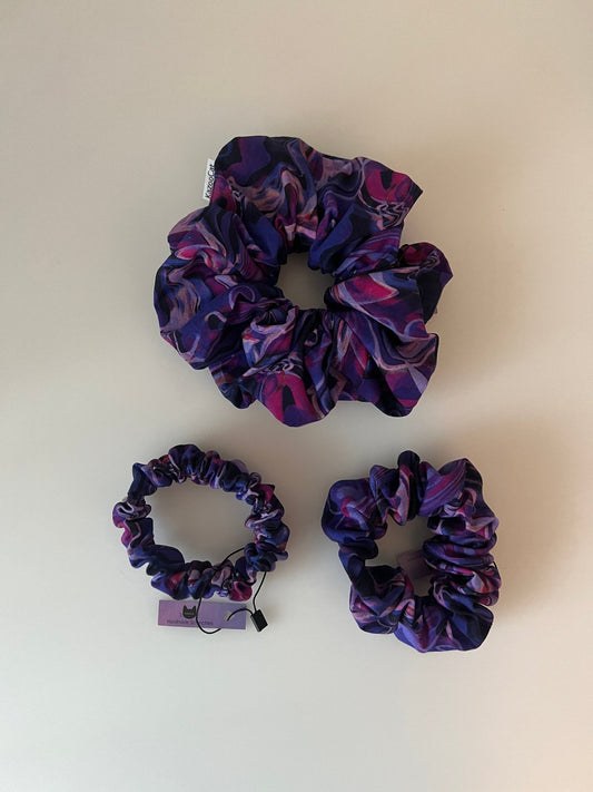 Purple Oil Slick Scrunchie