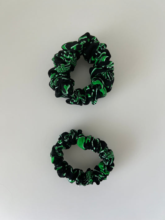 Glow-in-the-Dark Skeletons Scrunchie