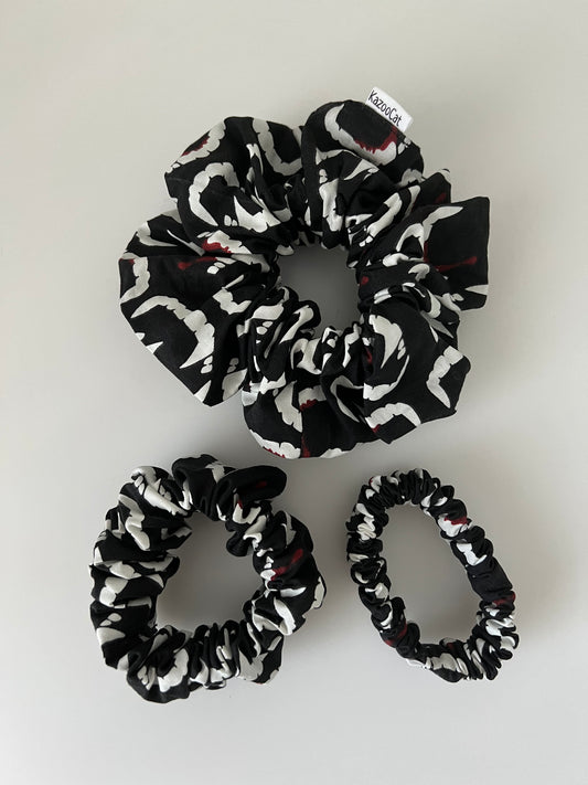 Glow-in-the-Dark Vampire Teeth Scrunchie