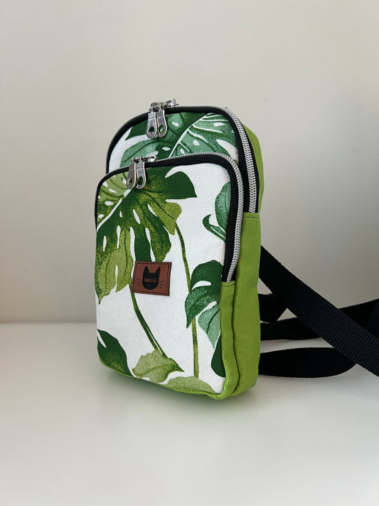 Monstera Leaf Crossbody Bag