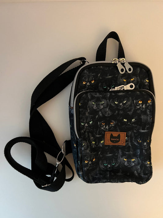 Black Cat Crossbody Bag