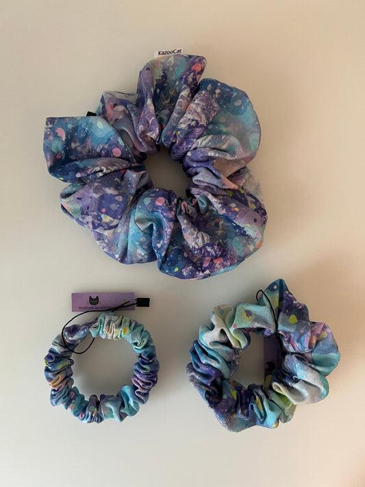 Splatter Graffiti Scrunchie