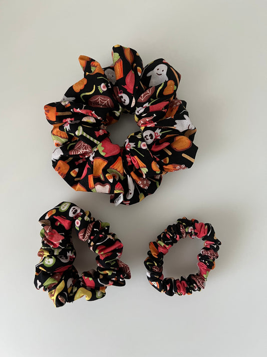 Halloween Candy Scrunchie