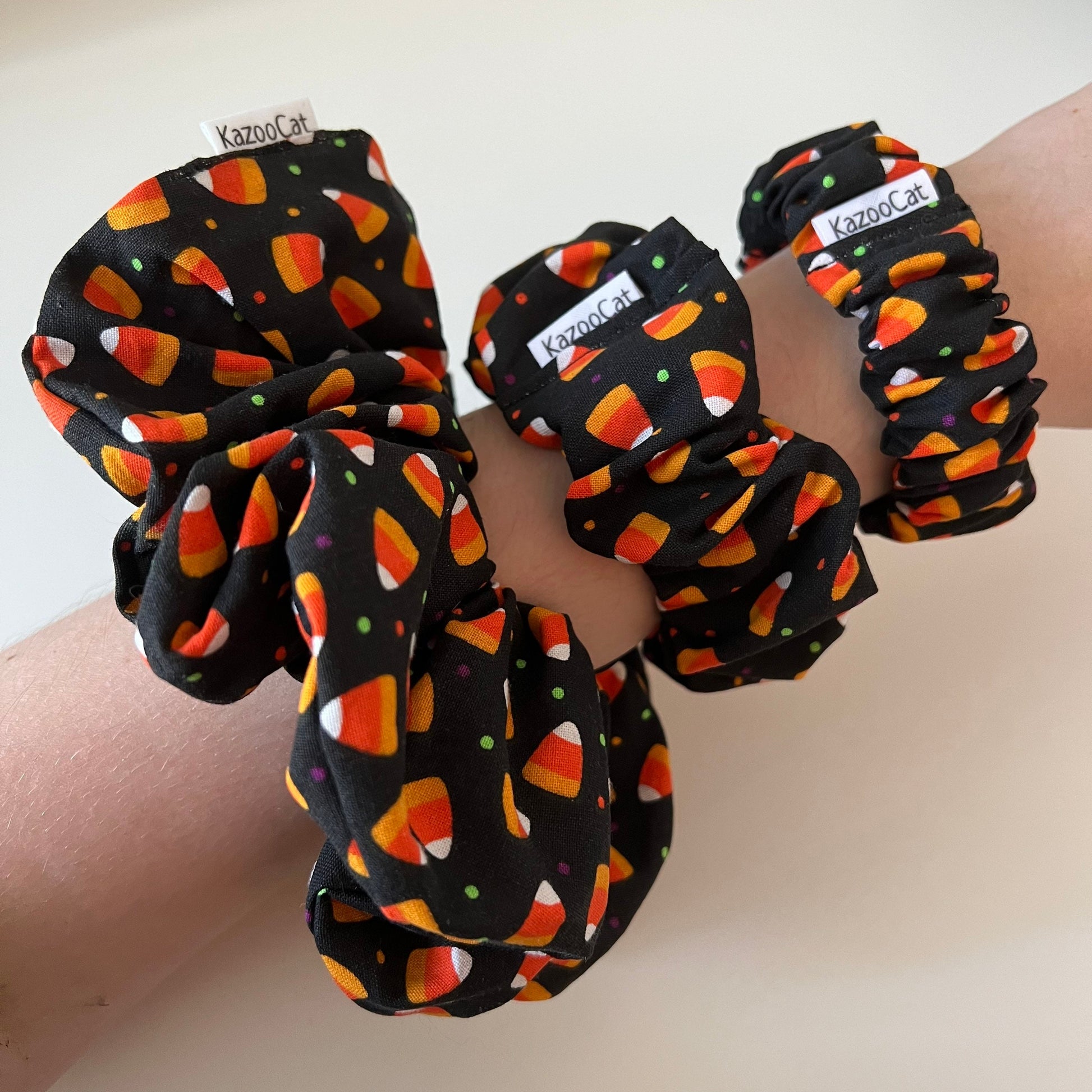 Candy Corn Scrunchie