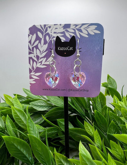 Heart Gem Earrings