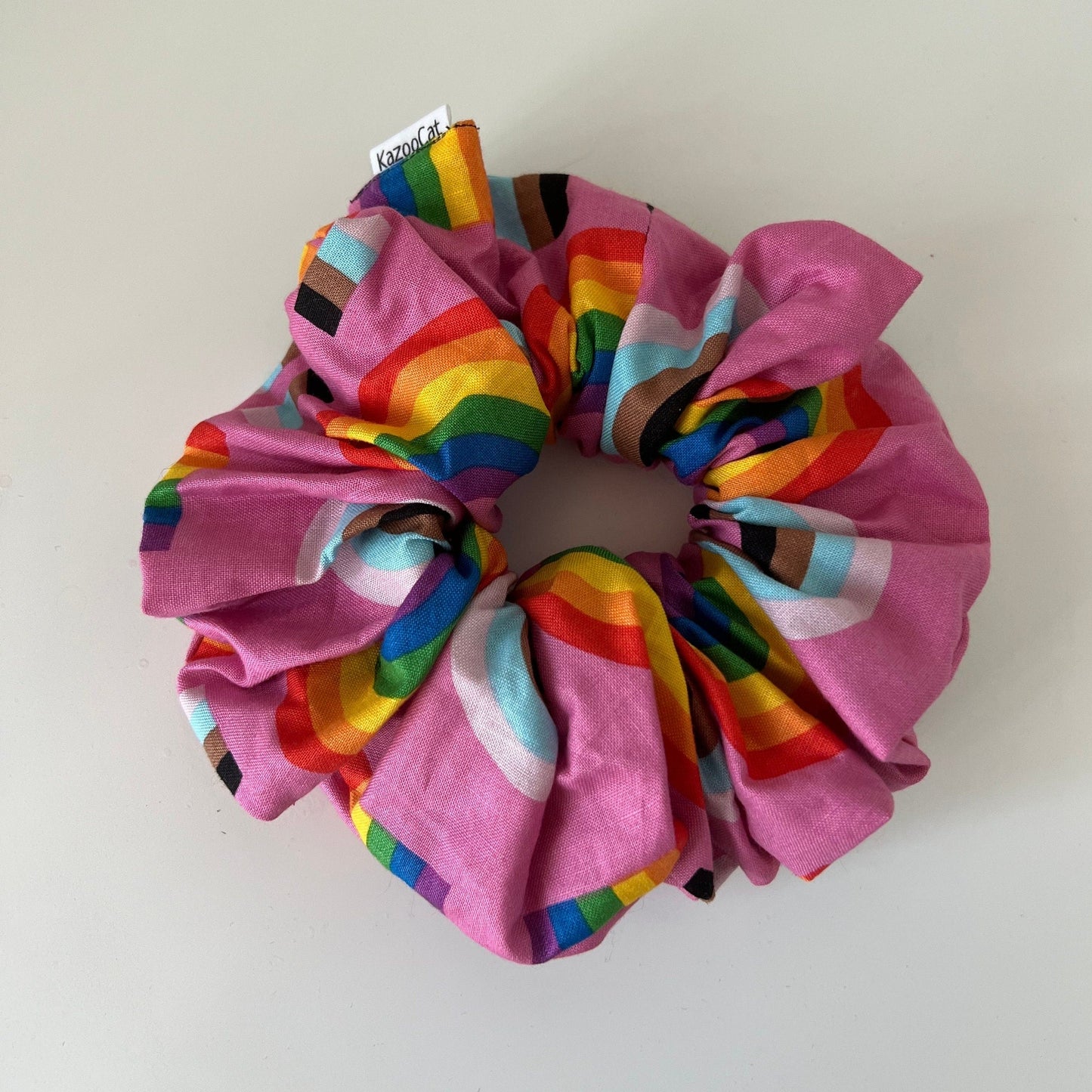 Double Rainbow Scrunchie