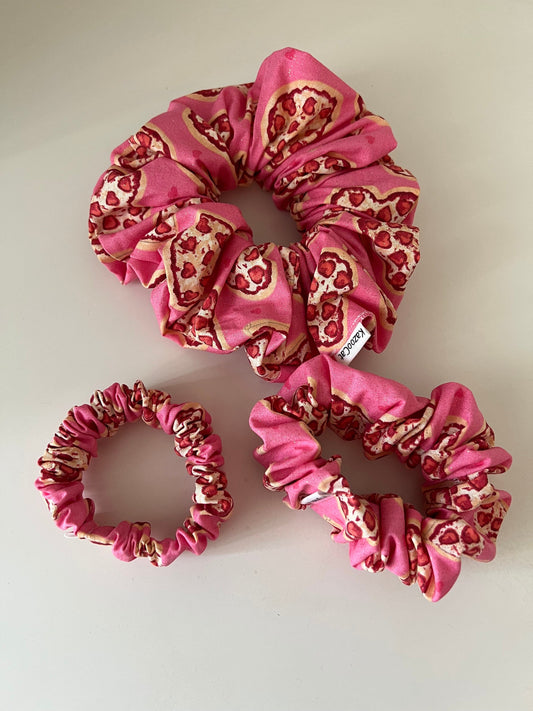 Pizza Heart Scrunchie