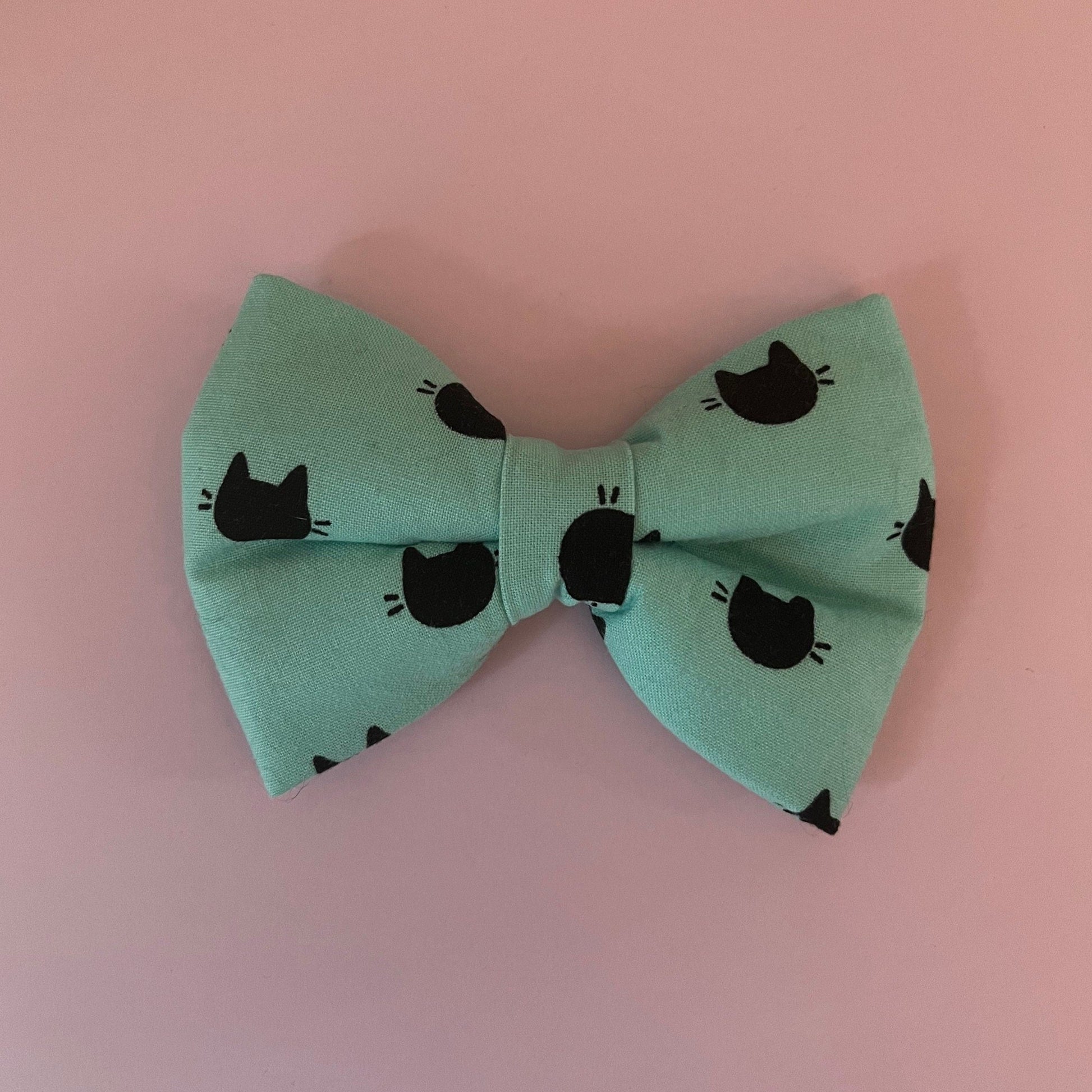 Turquoise Black Cat Bows