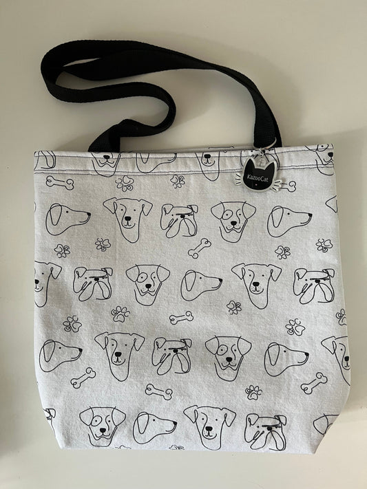 Puppy Portrait Tote Bag