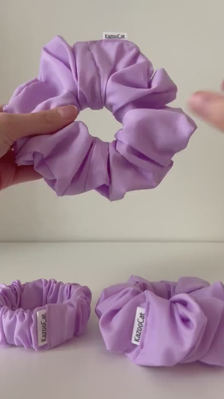 Light Purple Scrunchie -  Handmade Hair Accessory