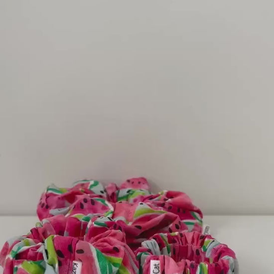 Watermelon Scrunchie - Handmade Elastic Hair Tie